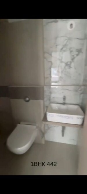 Bathroom in 1 BHK Apartment at Gurukrupa Marina Enclave, Malad West – for Sale