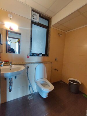 Bathroom in 3 BHK Apartment at Tata Avenida, New Town – for Sale