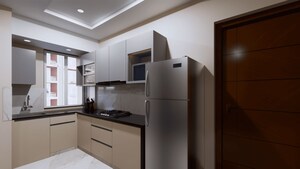 Kitchen in 1.5 BHK Apartment at Maheshpur – for Sale