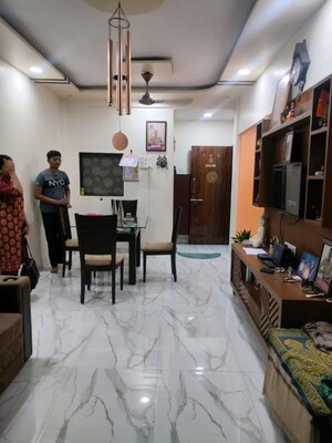 Living Room in 2 BHK Apartment at Vrindavan CHS Thane West, Vrindavan Society – for Sale