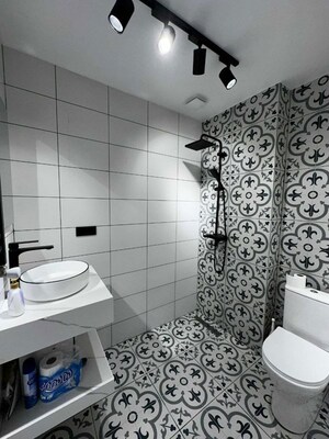 Bathroom in 4 BHK Villa at Nallagandla – for Rent