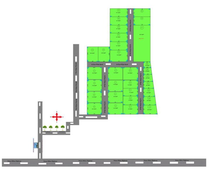 Map Location, danapur  1361 Sq.Ft. Plot In Danapur Patna 9710249