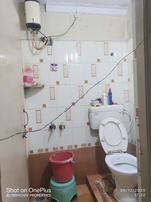 Bathroom in 1 RK Independent House at Banaswadi – for Rent