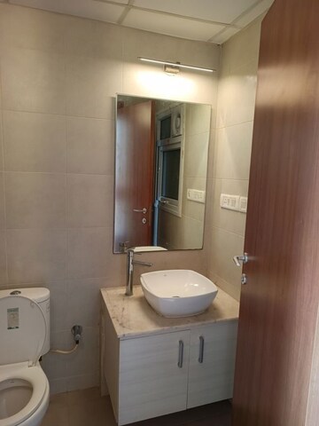 Bathroom in 2 BHK Apartment at Bhartiya Nikoo Homes, Thanisandra Main Road – for Rent