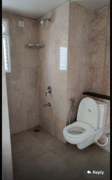 Bathroom in 3 BHK Apartment at Mantri Webcity, Hennur – for Rent