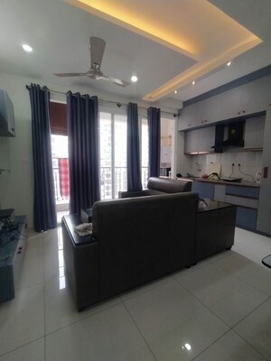 Living Room in 1 BHK Apartment at Godrej Nurture Electronic City, Electronic City Phase I – for Rent