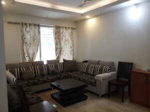 Living Room in 3 BHK Apartment at Puranik Aldea Espanola, Baner – for Rent