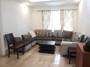 Living Room in 3 BHK Apartment at Puranik Aldea Espanola, Baner – for Rent