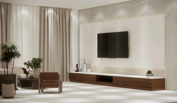 Living Room in 3.5 BHK Apartment at B&B Opulent Spire, Jayanagar – for Rent