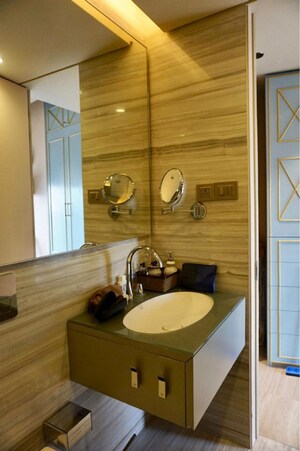 Bathroom in 4 BHK Apartment at Lodha World View, Worli – for Rent