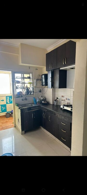 Kitchen in 1 RK Apartment at Antriksh Golf View, Sector 78 – for Rent