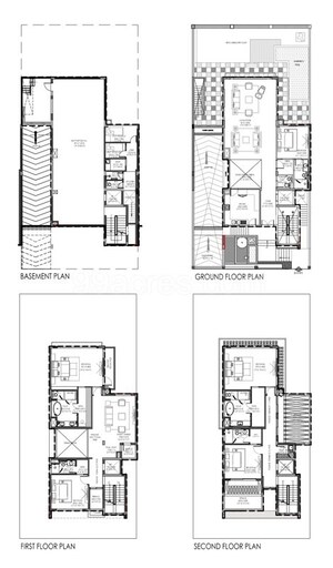 Floor Plan in 5 BHK Apartment at Experion Windchants, Sector 112 – for Sale