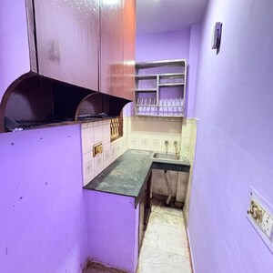 Kitchen in 1 BHK Builder Floor at Khirki Extension – for Rent