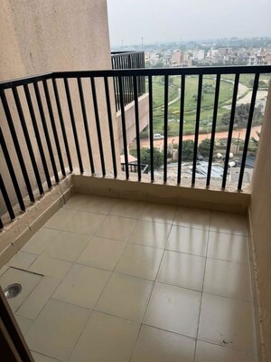 Balcony in 2 BHK Apartment at Gaur Yamuna City 16th Park View, Gaur Yamuna City – for Rent