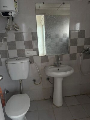 Bathroom in 2 BHK Apartment at Gaur Yamuna City 16th Park View, Gaur Yamuna City – for Rent