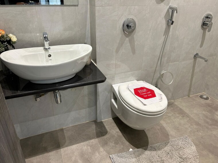 Bathroom, nyati-esteban 3 Bedroom 1215 Sq.Ft. Apartment In Undri Pune 9713475