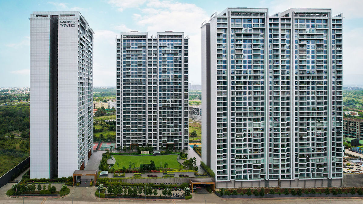 4 BHK + Pooja Room,Servant Room,Study Room,Extra Room 2600 Sq.Ft. Apartment in Panchshil Towers
