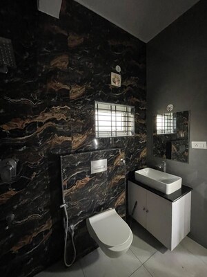 Bathroom in 2 BHK Independent House at Padegaon – for Sale