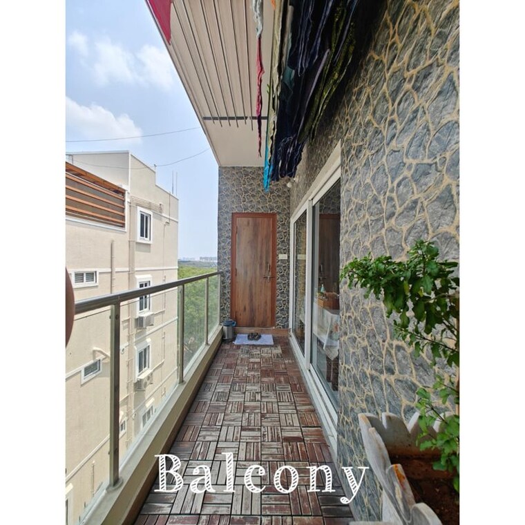 Balcony, pranava-elite 3 Bedroom 1610 Sq.Ft. Apartment In Madinaguda Hyderabad 9713766