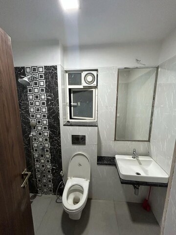 Bathroom in 2 BHK Apartment at Omkar Ananta, Goregaon East – for Rent
