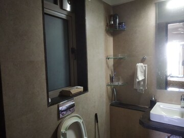 Bathroom in 3 BHK Apartment at Adani Group Western Heights, Andheri West – for Sale