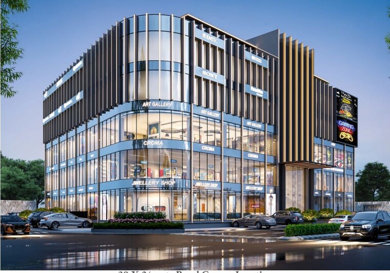 Exterior View, kudasan Commercial Showroom 10650 Sq.Ft. In Kudasan Gandhinagar 9715592