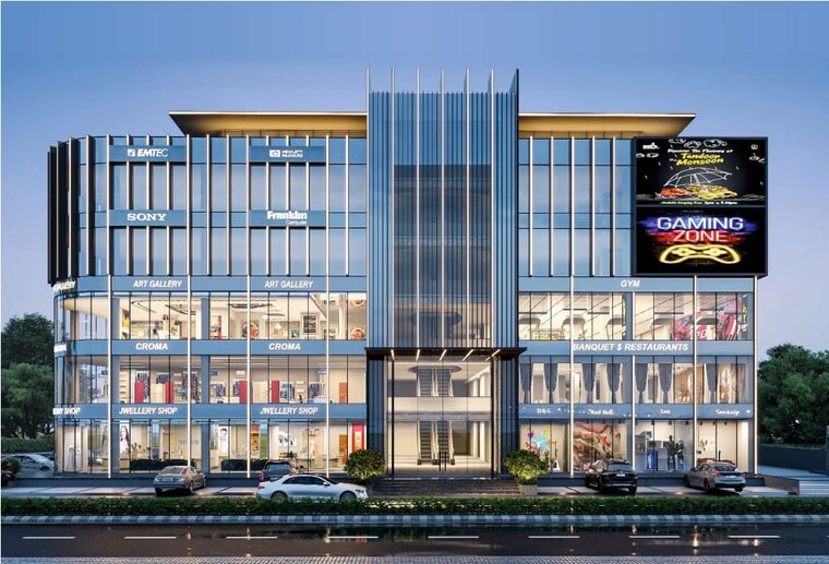 Exterior View, kudasan Commercial Showroom 10650 Sq.Ft. In Kudasan Gandhinagar 9715592