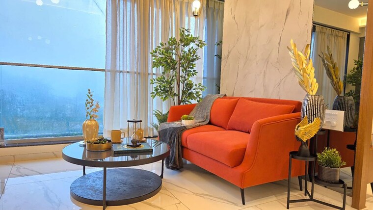 Living Room, hubtown-celeste 2 Bedroom 660 Sq.Ft. Apartment In Worli Mumbai 9716967