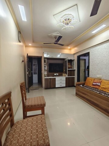 Living Room in 1 BHK Apartment at Mayurs Nature Glory, Kalwa – for Sale