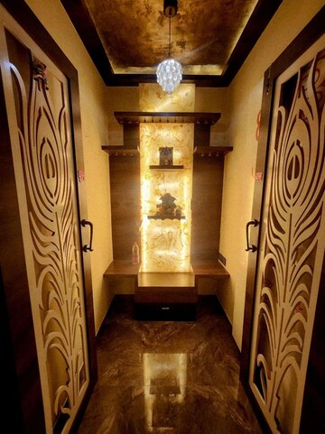 Living Room in 2.5 BHK Apartment at Lodha Splendora, Ghodbunder Road – for Rent