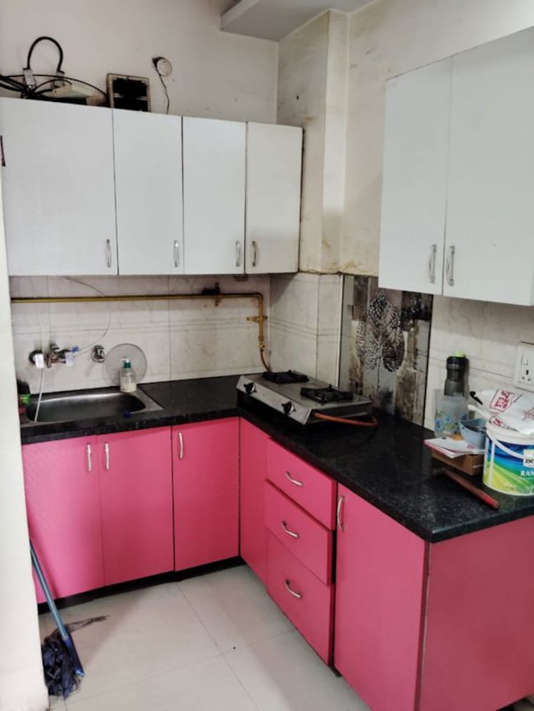 Kitchen, vasundhara sector 16 1 Bedroom 493 Sq.Ft. Builder Floor In Vasundhara Sector 16 Ghaziabad 9717800
