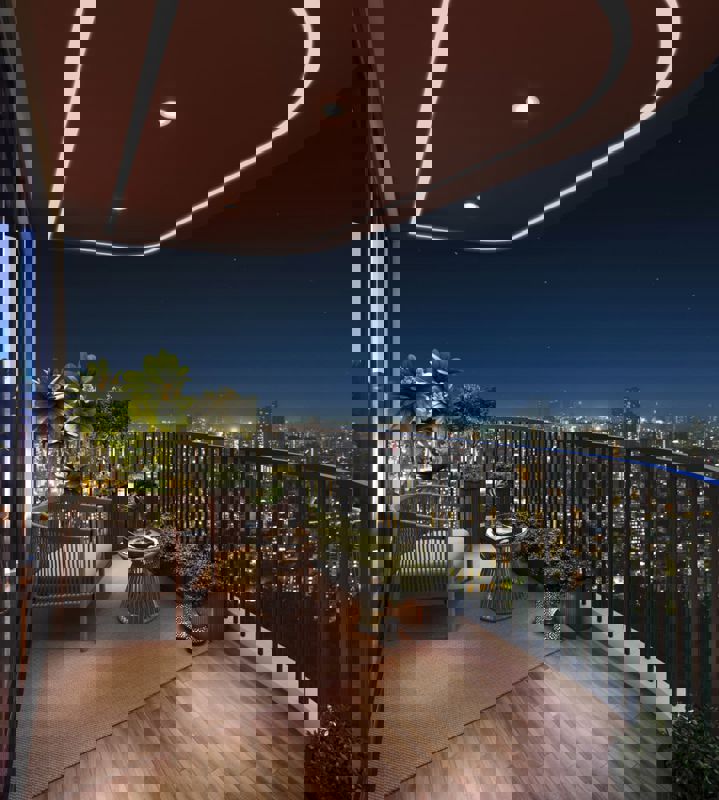 3 BHK + Servant Room Apartment For Sale in The Baya Marol