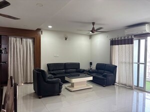 Living Room in 3 BHK Apartment at Western Exotica, Kondapur – for Rent