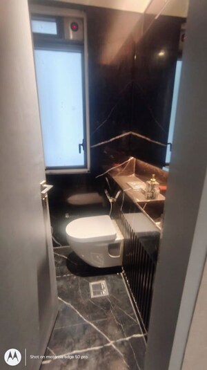 Bathroom in 4 BHK Apartment at Lodha Trump Tower, Worli – for Rent