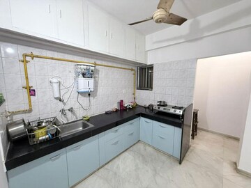 Kitchen in 3 BHK Apartment at Saiyed Vasna – for Rent