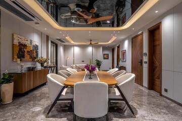 Living Room in 4 BHK Apartment at Sanghi Residency, Prabhadevi – for Rent