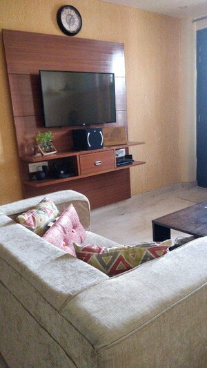 Living Room in 3 BHK Apartment at Lord Shiva CGHS, Sector 10a – for Sale