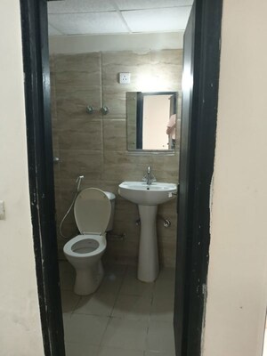 Bathroom in 2 BHK Apartment at Ajnara Homes, Sector 16b Greater Noida – for Rent