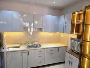 Kitchen in 3 BHK Apartment at Jaipurias Sunrise Greens Zirakpur, Vip Road – for Rent