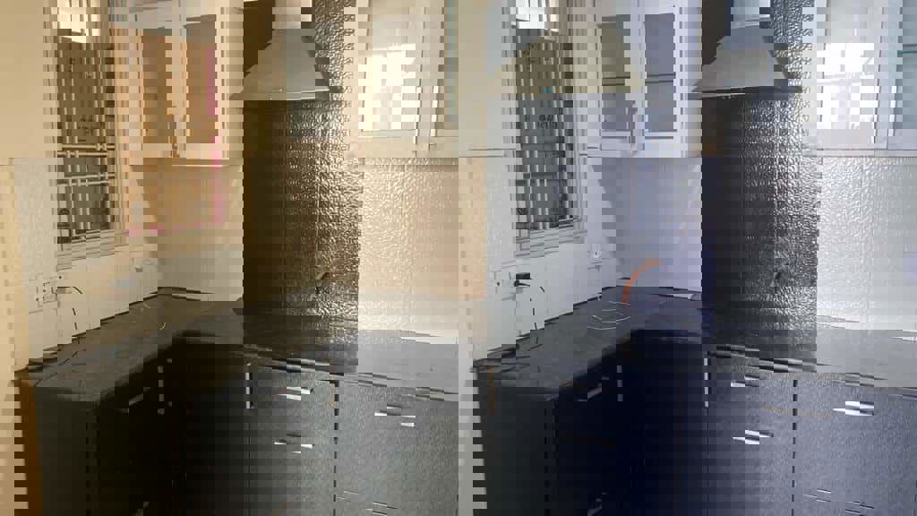 Kitchen in 3 BHK Apartment at Ambala Highway – for Rent