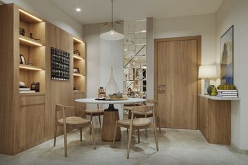 Living Room in 3 BHK Apartment at Dynamix Luma, Andheri East – for Sale