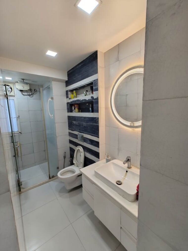 Bathroom, s-b-trevedia-vuepoint 2 Bedroom 1100 Sq.Ft. Apartment In Prabhadevi Mumbai 9719611
