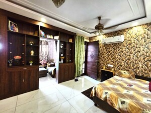 Living Room in 3.5 BHK Builder Floor at Dhakoli – for Sale