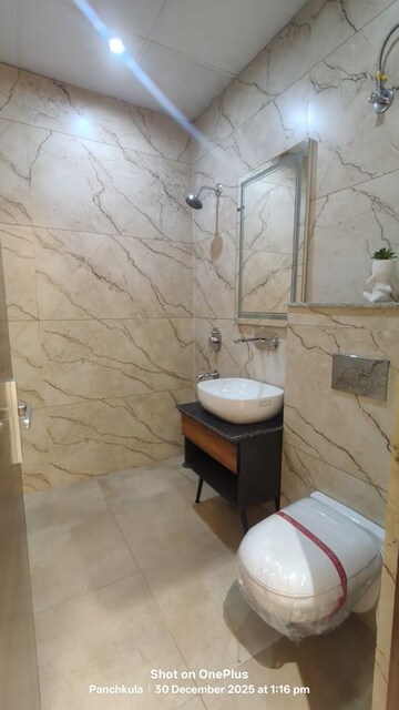 Attached Bathroom in 3 BHK Apartment at Dhakoli – for Sale