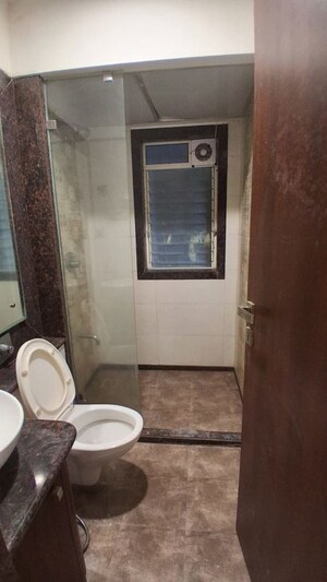Bathroom in 2 BHK Apartment at Rizvi Cedar, Malad East – for Rent