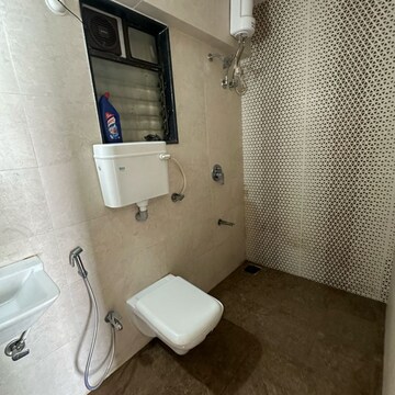 Bathroom in 1 BHK Apartment at Goregaon East – for Rent