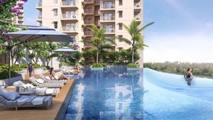 Swimming Pool in 3 BHK Apartment at Ashiana Aaroham, Sector 80 – for Sale
