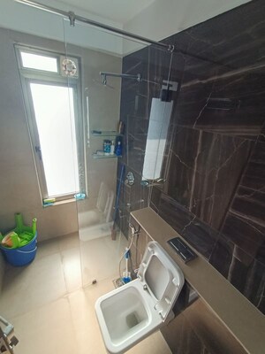 Bathroom in 3.5 BHK Apartment at Bhimjyani Verraton, Manpada – for Rent