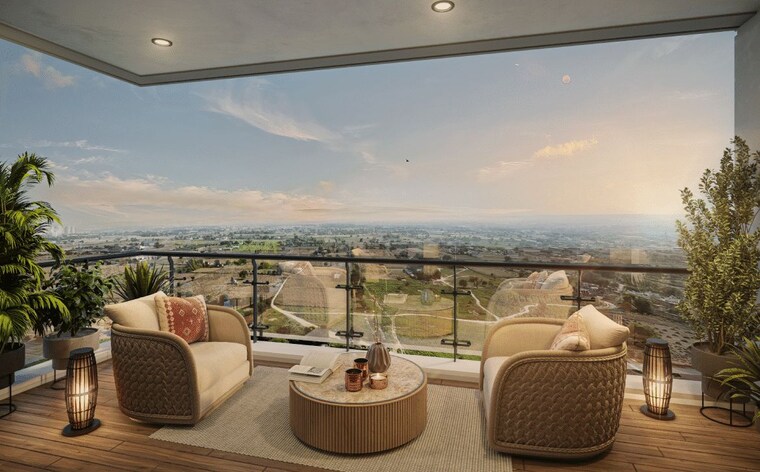 Balcony, experion-windchants 4 Bedroom 4350 Sq.Ft. Apartment In Sector 112 Gurgaon 9720430