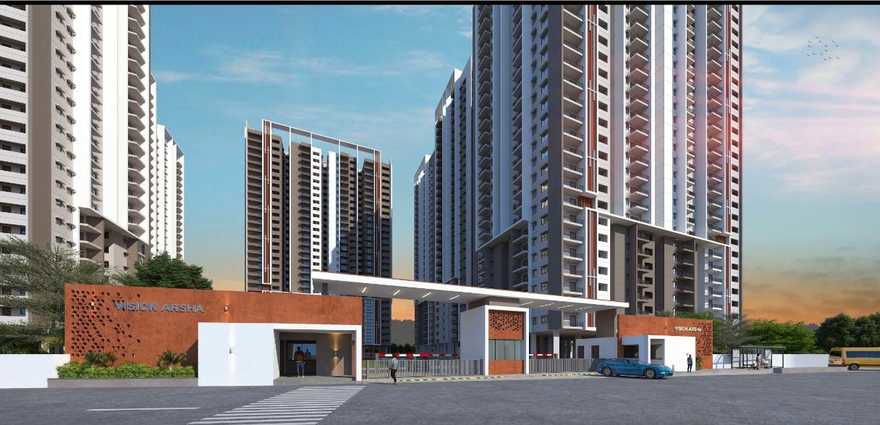 3 BHK + Pooja Room 1981 Sq.Ft. Apartment in Aparna Cyber Heights